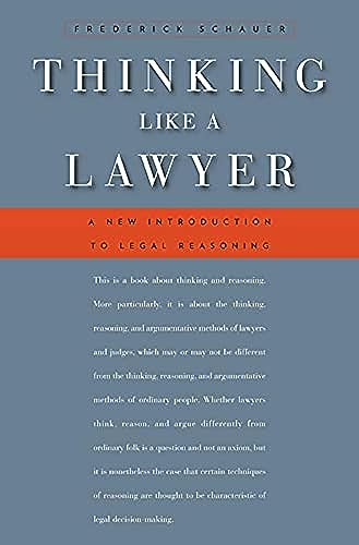 9780674062481: Thinking Like a Lawyer: A New Introduction to Legal Reasoning