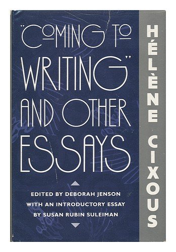 coming to writing and other essays