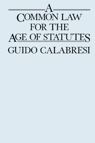 Imagen de archivo de A Common Law for the Age of Statutes (Oliver Wendell Holmes Lectures) a la venta por Sequitur Books