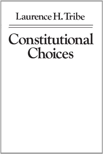 Imagen de archivo de Constitutional Choices a la venta por Better World Books