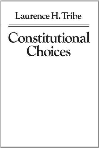 Stock image for Constitutional Choices for sale by Better World Books