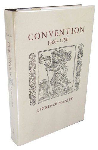 Imagen de archivo de Convention, 1500-1750 a la venta por Books of the Smoky Mountains