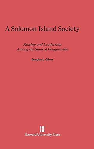 A Solomon Island Society - Oliver; Douglas L.
