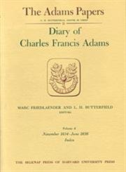 Beispielbild fr Diary of Charles Francis Adams, Volume 6 Vols. 5 & 6, Set : January 1833 - June 1836 zum Verkauf von Better World Books