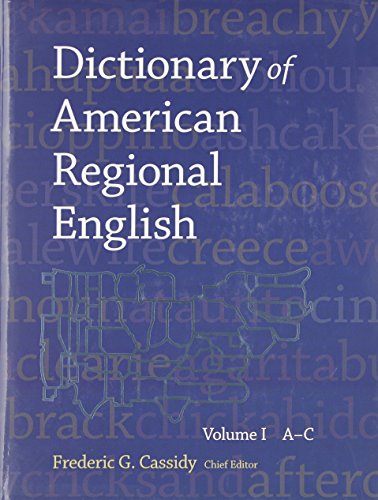 Beispielbild fr Dictionary of American Regional English, Volume I: Introduction and A-C zum Verkauf von Save With Sam