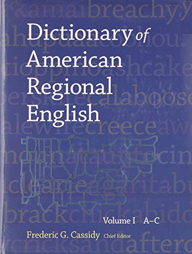 Imagen de archivo de Dictionary of American Regional English, Volume I: Introduction and A-C a la venta por Save With Sam
