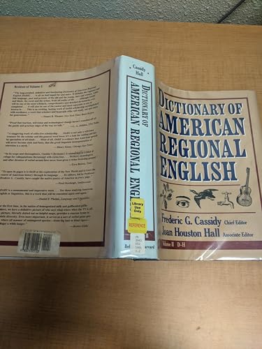 9780674205123: Dictionary of American Regional English: D-H: Volume II