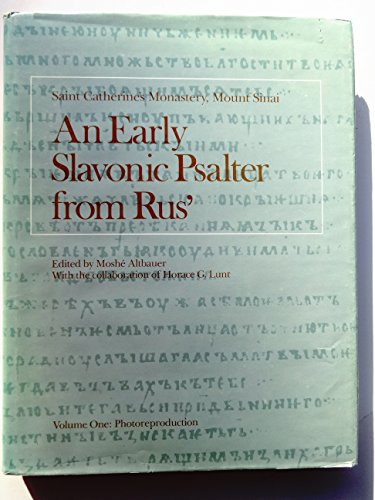 An Early Slavonic Psalter from Rus'. Volume One: Photoreproductions