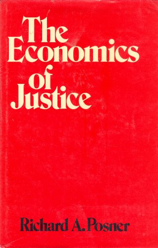 Beispielbild fr The Economics of Justice zum Verkauf von Books Unplugged