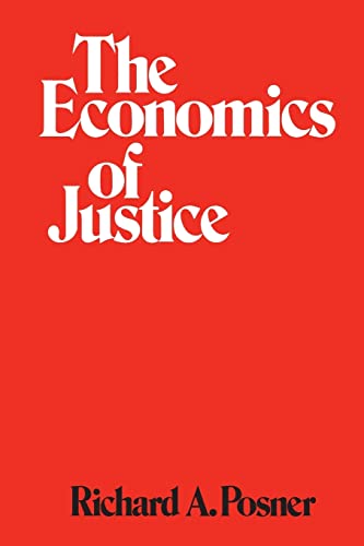 The Economics of Justice (9780674235267) by Posner, Richard A.