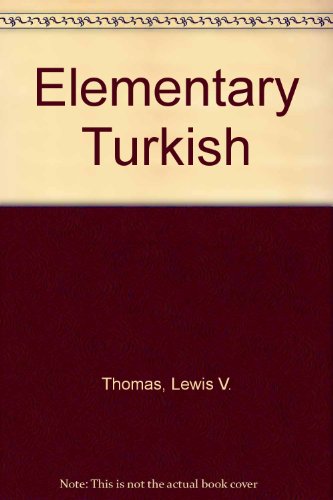 9780674245518: Thomas: Elementary Turkish