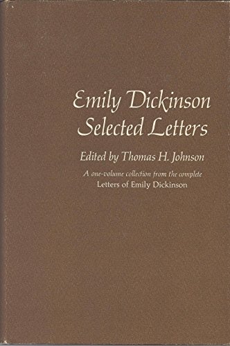 9780674250604: Emily Dickinson Selected Letters