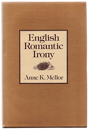 Beispielbild fr English Romantic Irony zum Verkauf von Better World Books