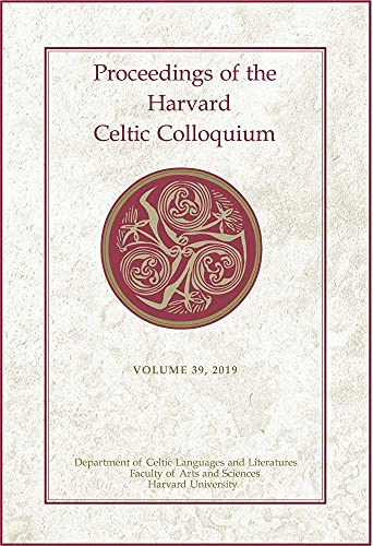 9780674257795: Proceedings of the Harvard Celtic Colloquium, 39: 2019