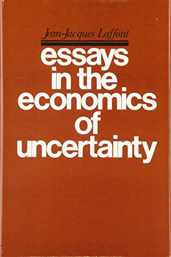 Imagen de archivo de Essays in the Economics of Uncertainty a la venta por Blackwell's