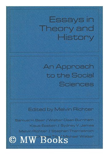 Imagen de archivo de Essays in Theory and History : An Approach to the Social Sciences a la venta por Better World Books: West