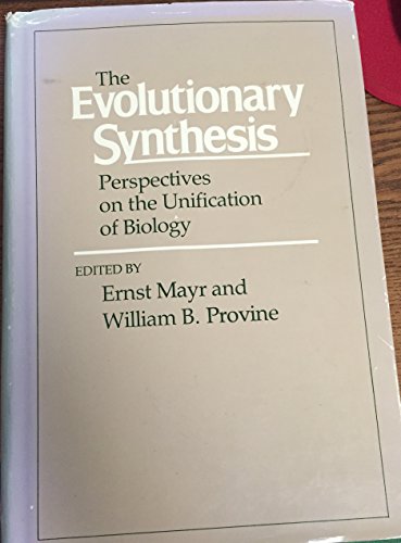 Imagen de archivo de The Evolutionary Synthesis : Perspectives on the Unification of Biology a la venta por N. Fagin Books