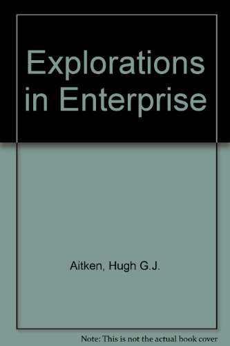 Imagen de archivo de Aitken: Explorations in Enterprise a la venta por Better World Books