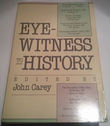 9780674287501: Eyewitness to History