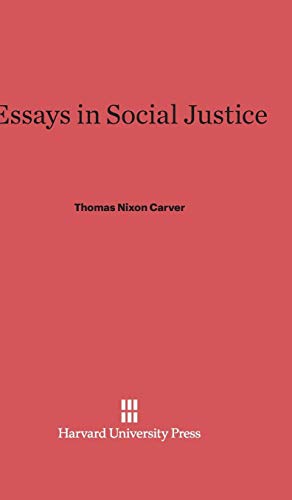 Imagen de archivo de Essays in Social Justice a la venta por Better World Books