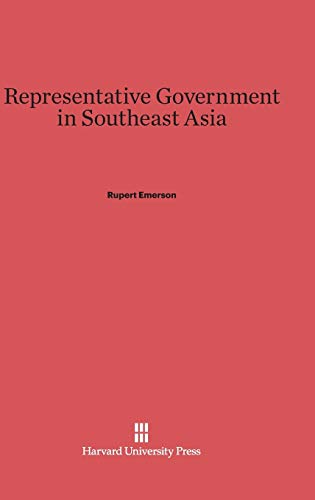 Imagen de archivo de Representative Government in Southeast Asia a la venta por ThriftBooks-Atlanta