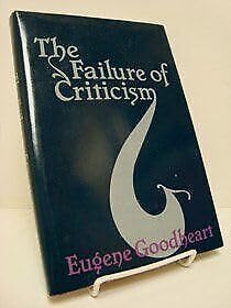 Imagen de archivo de The Failure of Criticism a la venta por Better World Books: West