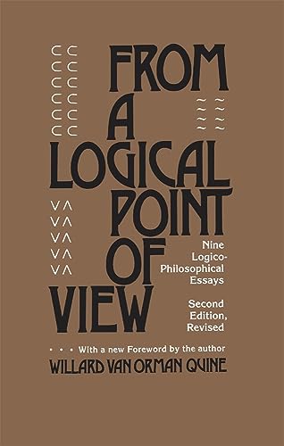 9780674323513: From a Logical Point of View: Nine Logico-Philosophical Essays: Nine Logico-Philosophical Essays, Second Revised Edition