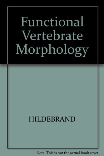 Imagen de archivo de Functional Vertebrate Morphology a la venta por Better World Books