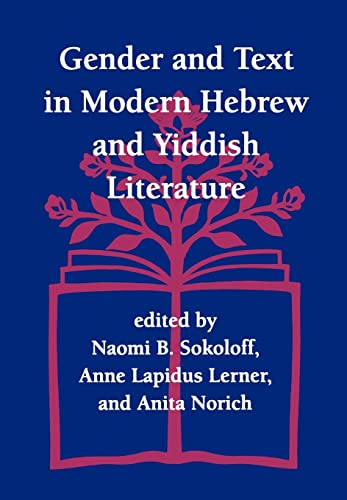 Imagen de archivo de Gender and Text in Modern Hebrew and Yiddish Literature a la venta por Valley Books