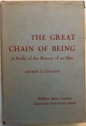 Beispielbild fr Great Chain of Being : A Study of the History of an Idea zum Verkauf von Better World Books
