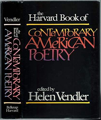Stock image for The Harvard Book of Contemporary American Poetry for sale by BowNError