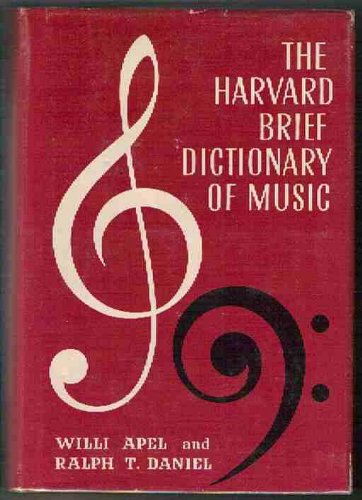Imagen de archivo de The Harvard Brief Dictionary of Music a la venta por ThriftBooks-Atlanta