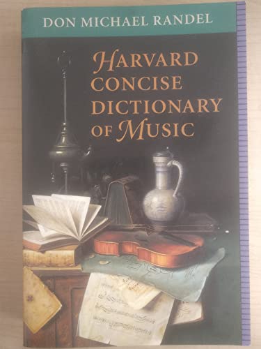 9780674374706: Harvard Concise Dictionary of Music (Paper)