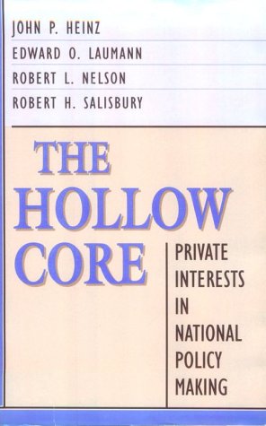 Imagen de archivo de The Hollow Core : Private Interests in National Policy Making a la venta por Better World Books