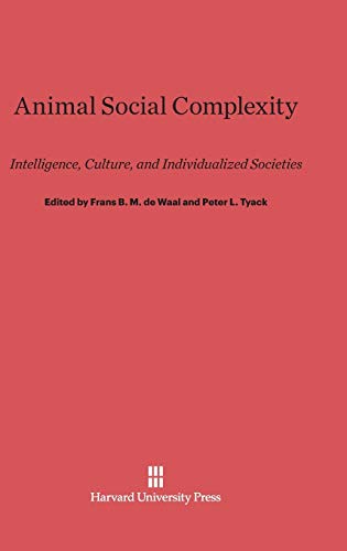 Imagen de archivo de Animal Social Complexity: Intelligence, Culture, and Individualized Societies a la venta por THE SAINT BOOKSTORE