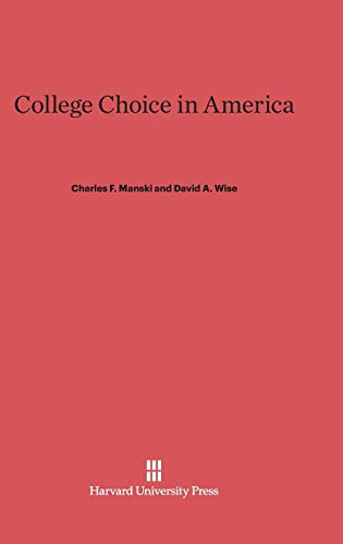 Imagen de archivo de College Choice in America a la venta por ThriftBooks-Dallas