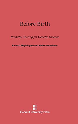 Beispielbild fr Before Birth Prenatal Testing for Genetic Disease zum Verkauf von PBShop.store US
