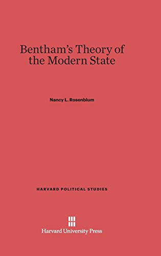 9780674432246: Bentham's Theory of the Modern State: 14 (Harvard Political Studies)