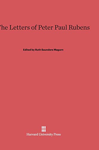 9780674432345: The Letters of Peter Paul Rubens