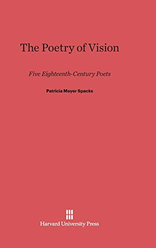 Beispielbild fr The Poetry of Vision : Five Eighteenth-Century Poets zum Verkauf von Better World Books