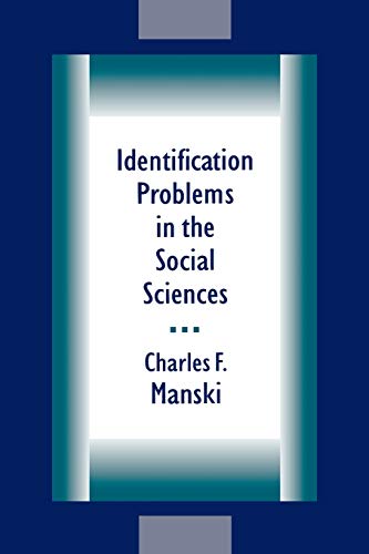 Imagen de archivo de Identification Problems in the Social Sciences a la venta por GoldenWavesOfBooks