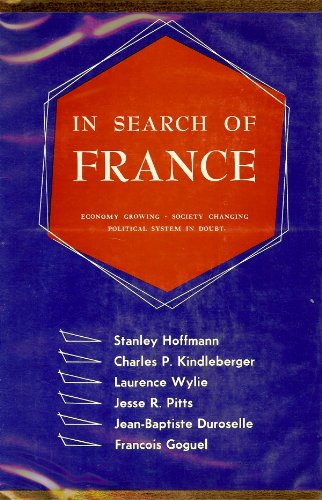 Beispielbild fr In Search of France zum Verkauf von Better World Books