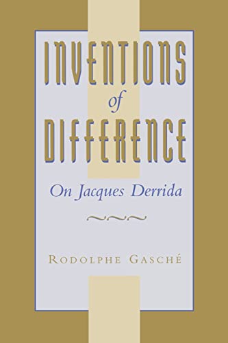 Beispielbild fr Inventions of Difference: On Jacques Derrida zum Verkauf von Wonder Book