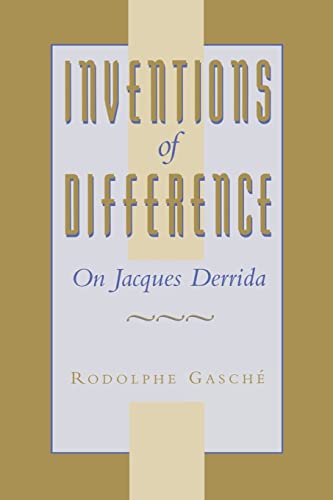 Stock image for Inventions of Difference: On Jacques Derrida for sale by Wonder Book