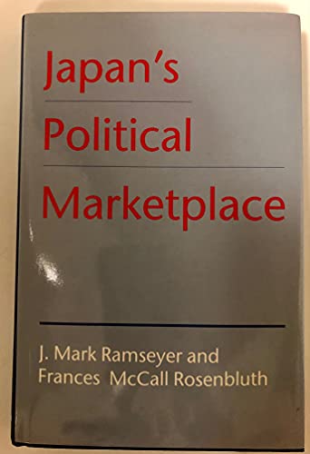 Beispielbild fr Japan's political marketplace. zum Verkauf von Kloof Booksellers & Scientia Verlag