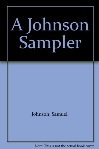 9780674481008: A Johnson Sampler