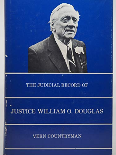 Stock image for The Judicial Record of Justice William O. Douglas for sale by Wonder Book