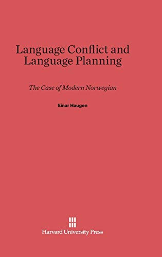 Beispielbild fr Language Conflict and Language Planning: The Case of Modern Norwegian zum Verkauf von GF Books, Inc.