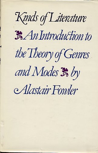 Imagen de archivo de Kinds of Literature: An Introduction to the Theory of Genres and Modes a la venta por Ergodebooks