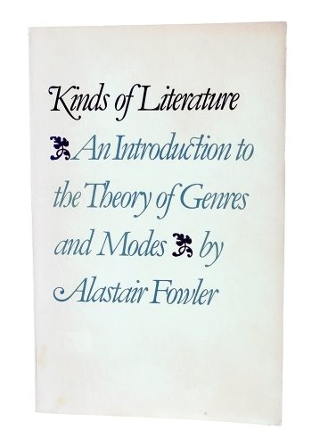 Beispielbild fr Kinds of Literature: An Introduction to the Theory of Genres and Modes zum Verkauf von HPB-Movies